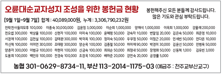 오륜대순교자성지 조성을 위한 봉헌금 현황0915.png